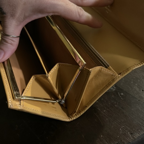 Authentic CELINE Kisslock vintage wallet Macadam Beige - Picture 13 of 16